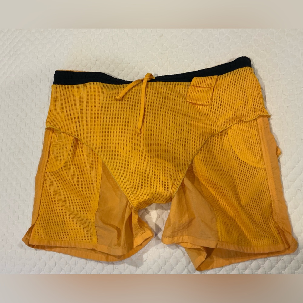 Speedo Men’s Yellow Orange Swim Trunks Board Shorts XL-XXL - Picture 7 of 11
